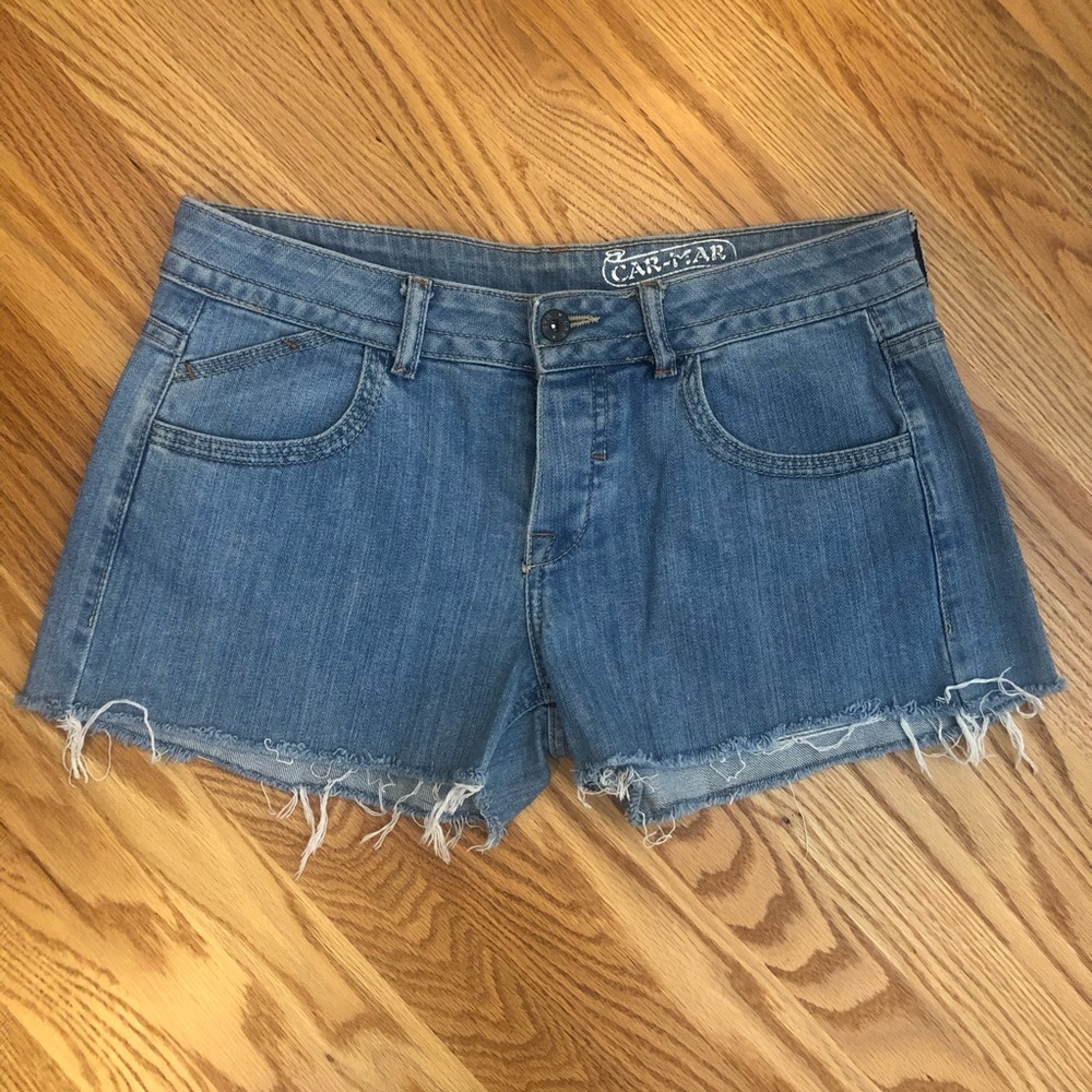 [27] CAR-MAR light blue jean shorts